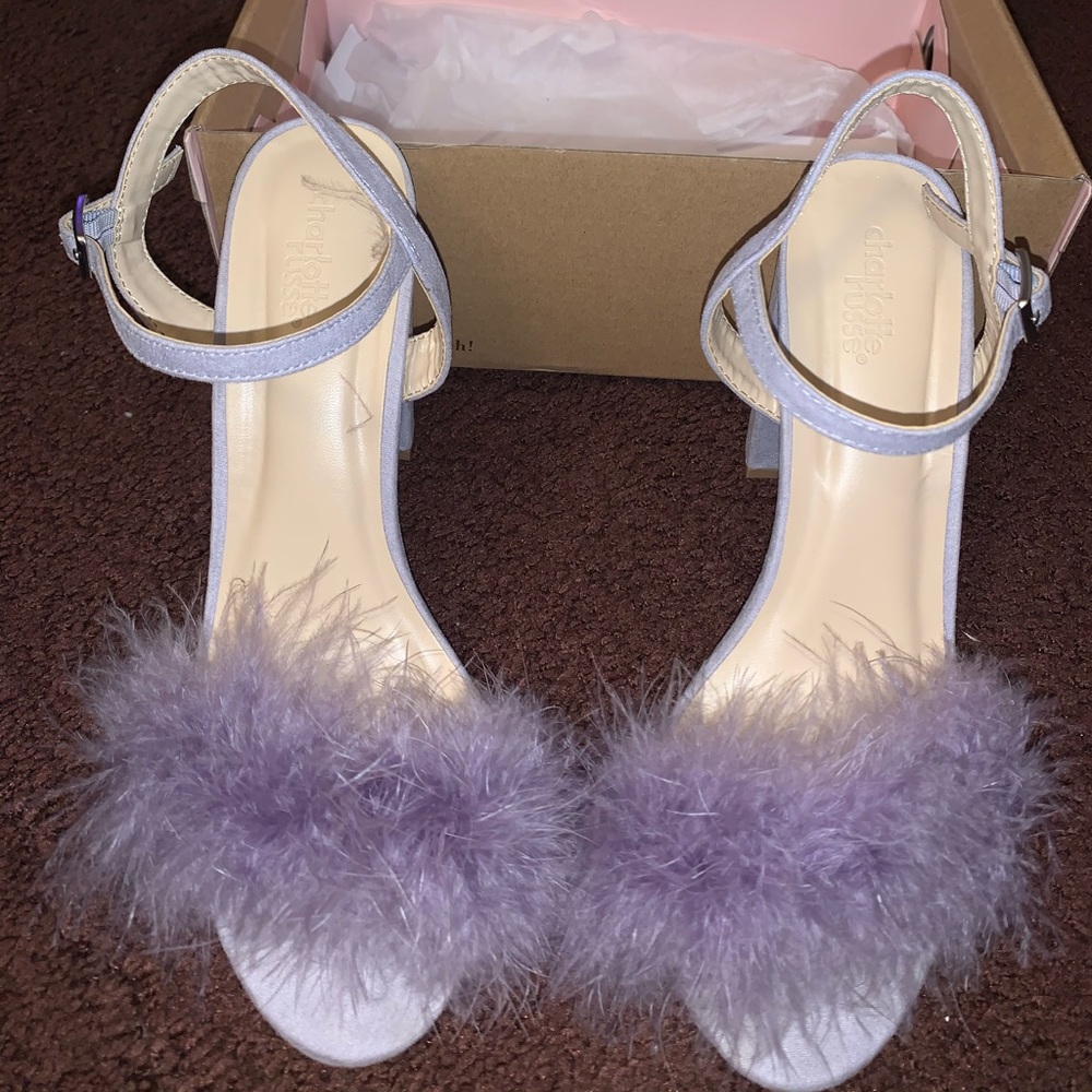 LAVENDER SUADE HEELS